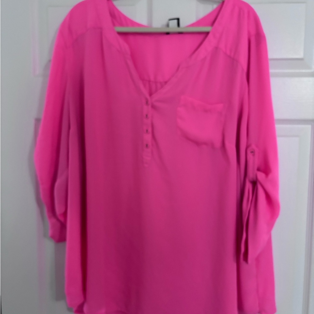 Torrid Women's Hot Pink Blouse